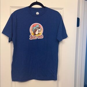Buc-ee's Blue Graphic Tee Size Medium